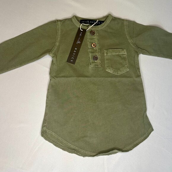 Miki Miette Other - Miki Miette‎ Olive Long-Sleeve Tee NWT